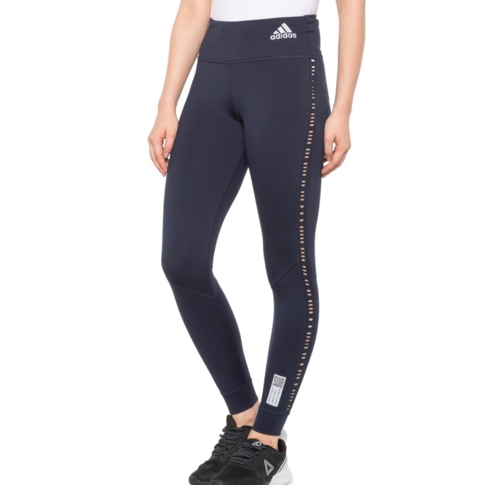 ♻️🆕🎵 adidas Own the Run PrimeBlue Tights w/ Spotify playlist